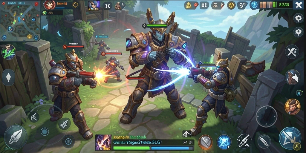 Tampak gameplay menarik dalam dunia SLG yang kompetitif.