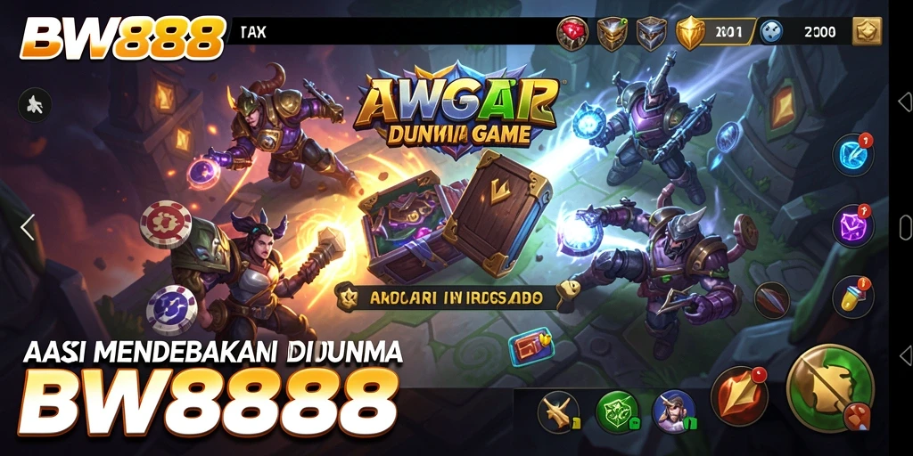 Screenshot BW888 menunjukkan aksi bertempur yang mendebarkan.