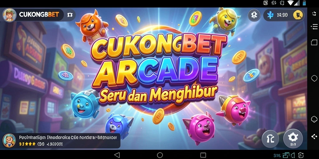 Tampilan gameplay CUKONGBET yang penuh warna dan dinamis.