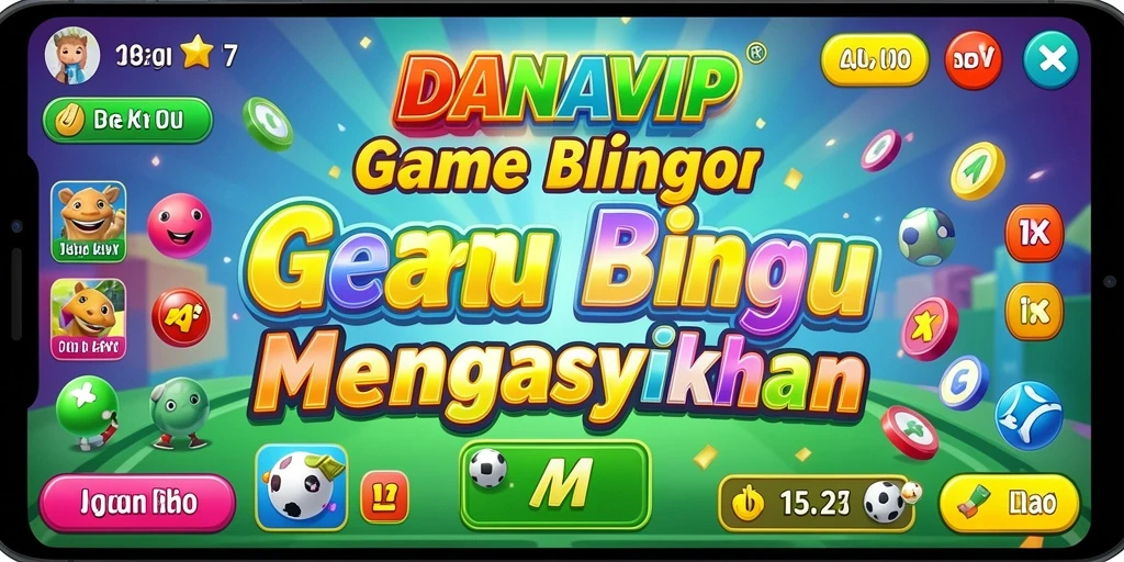 Tampilan gameplay seru di DANAVIP dengan berbagai mode Bingo.