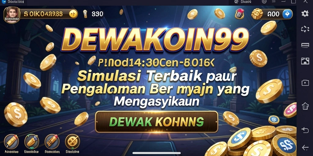 Tampilan gameplay DEWAKOIN99 yang menarik dan interaktif.