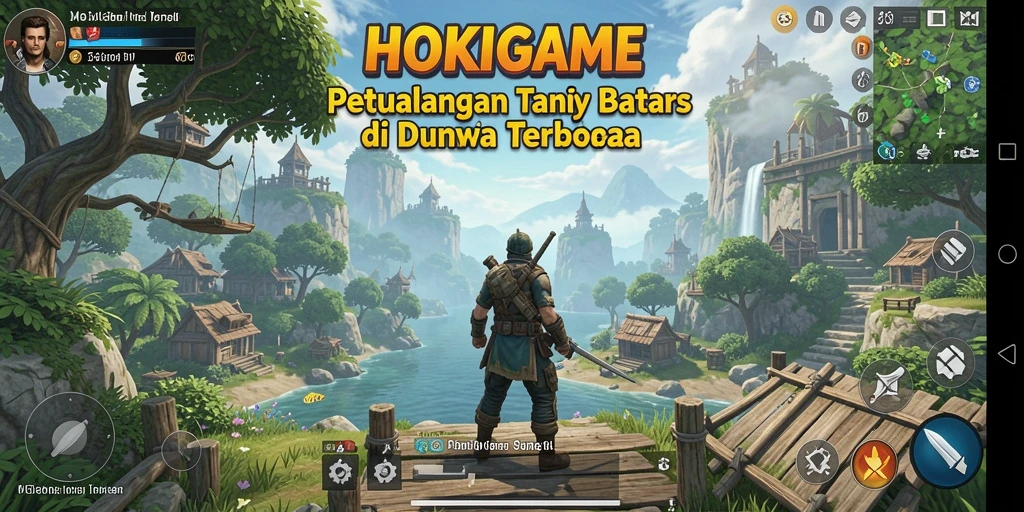 Gameplay mendebarkan di dunia terbuka HOKIGAME.
