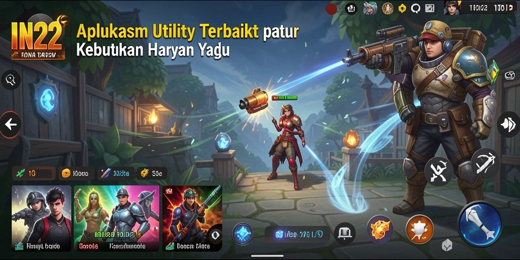 Tampilan antarmuka IN22 yang intuitif dan efisien.
