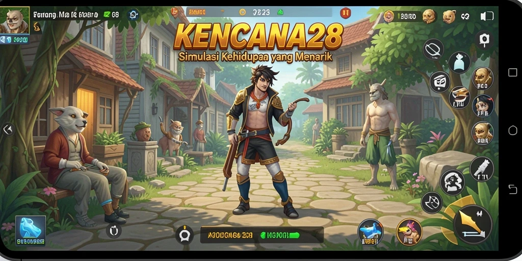 Tampilan gameplay KENCANA28 yang menakjubkan dan interaktif.