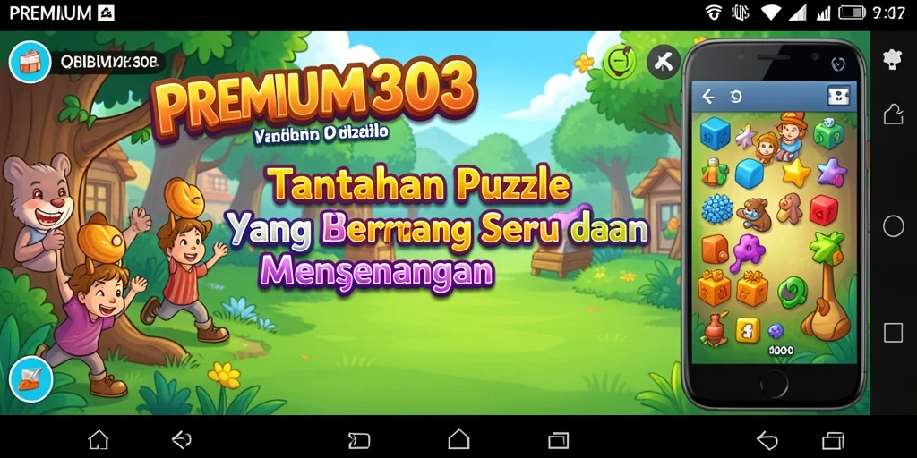 Tampilan gameplay PREMIUM303 yang penuh dengan teka-teki menantang.