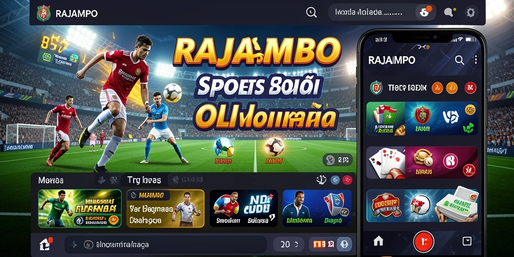 Tampilan gameplay RAJAMPO menunjukkan pengalaman taruhan olahraga yang menarik.