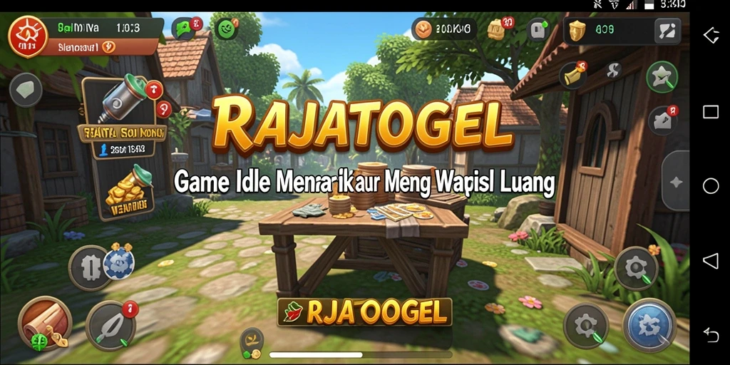 Tampilan gameplay RAJATOGEL yang menarik dengan mekanisme Idle.