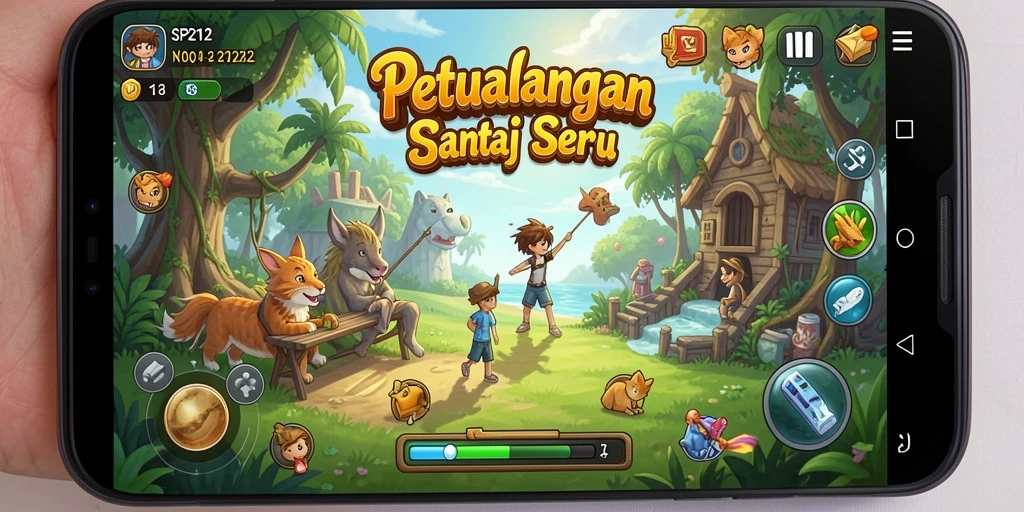 Tampilan gameplay SP212 yang seru dan menghibur.
